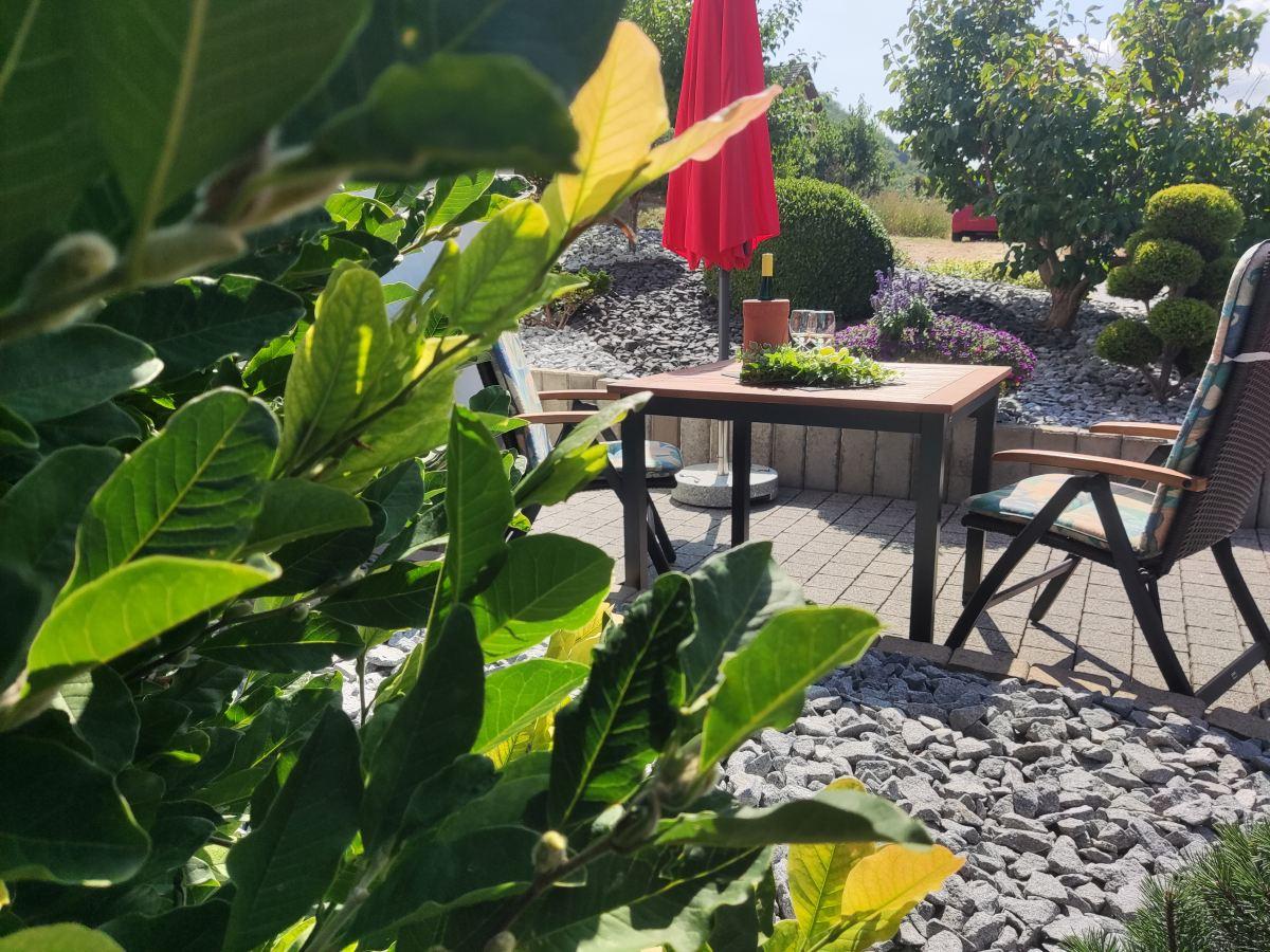 Foto: Freisitz der Ferienwohnung
