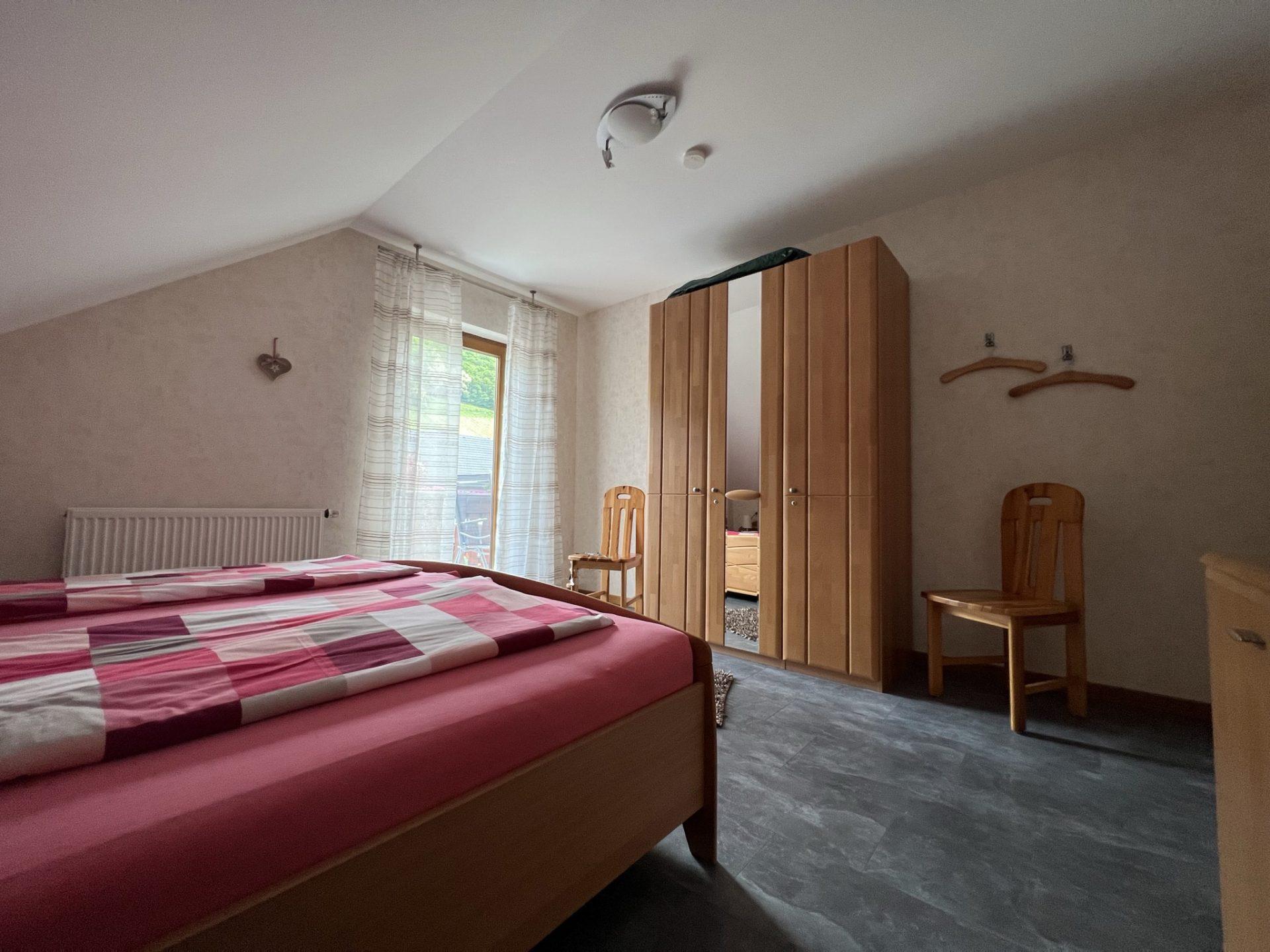 Foto: Schlafzimmerblick.