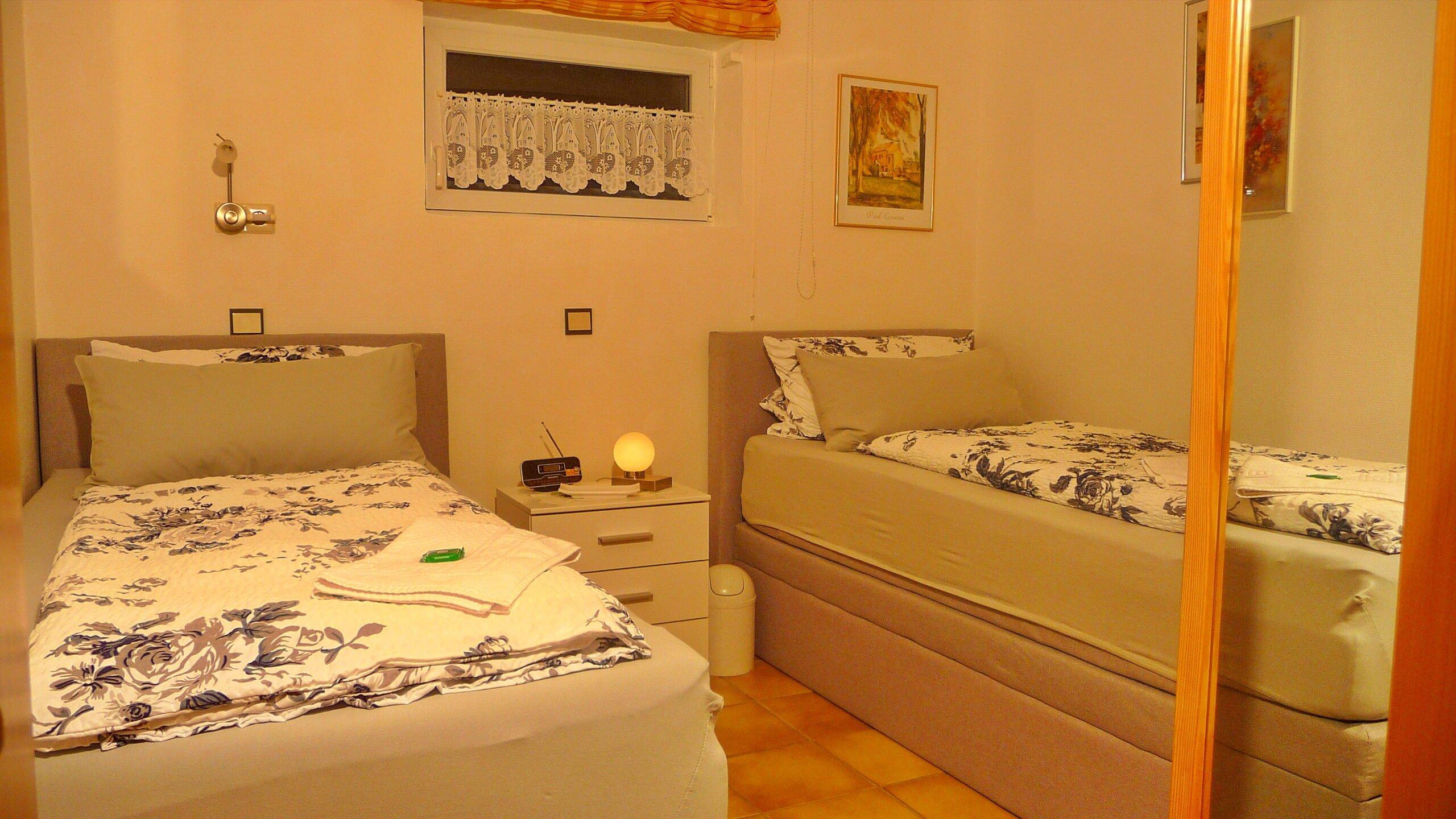 Foto: 2. Schlafzimmer mit 2 Einzelbetten