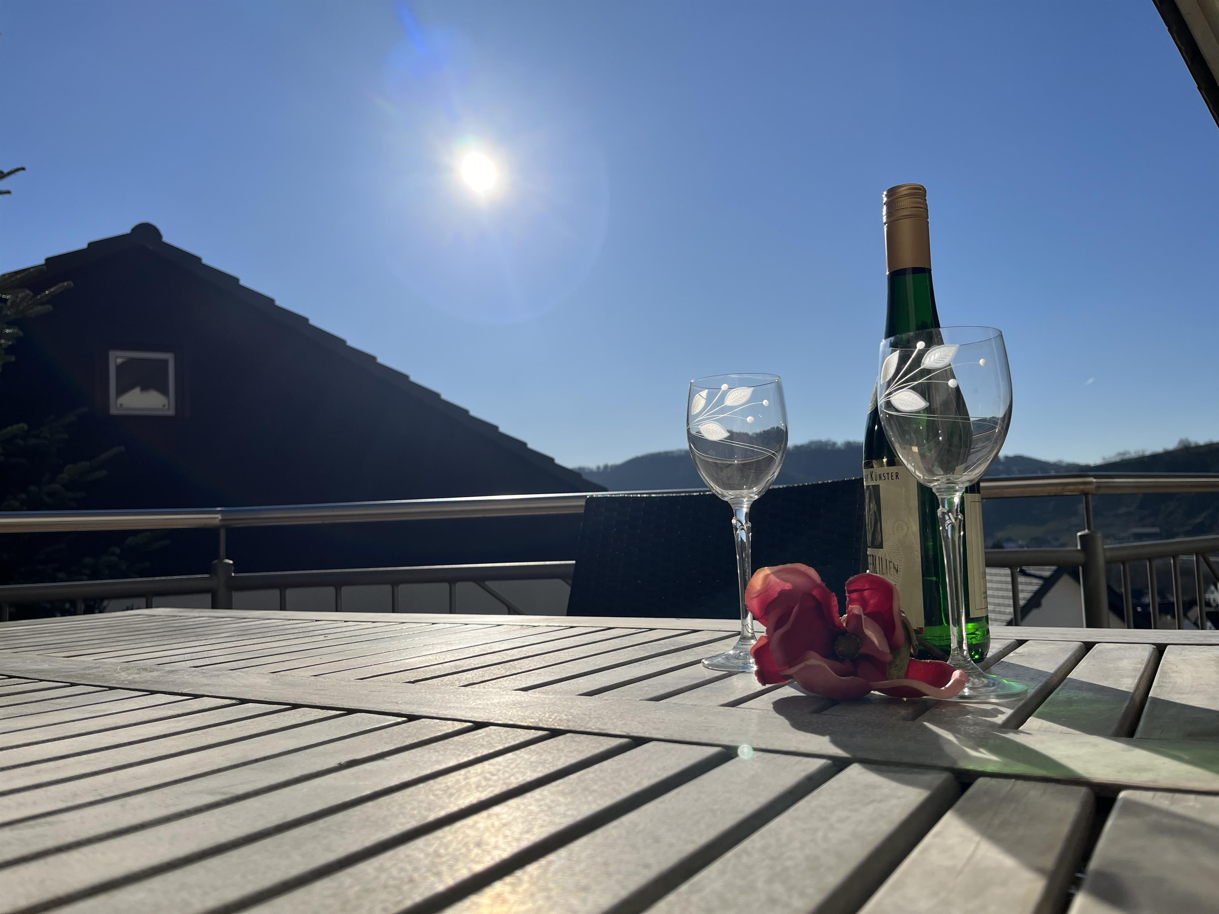 Foto: Blick vom Balkon
