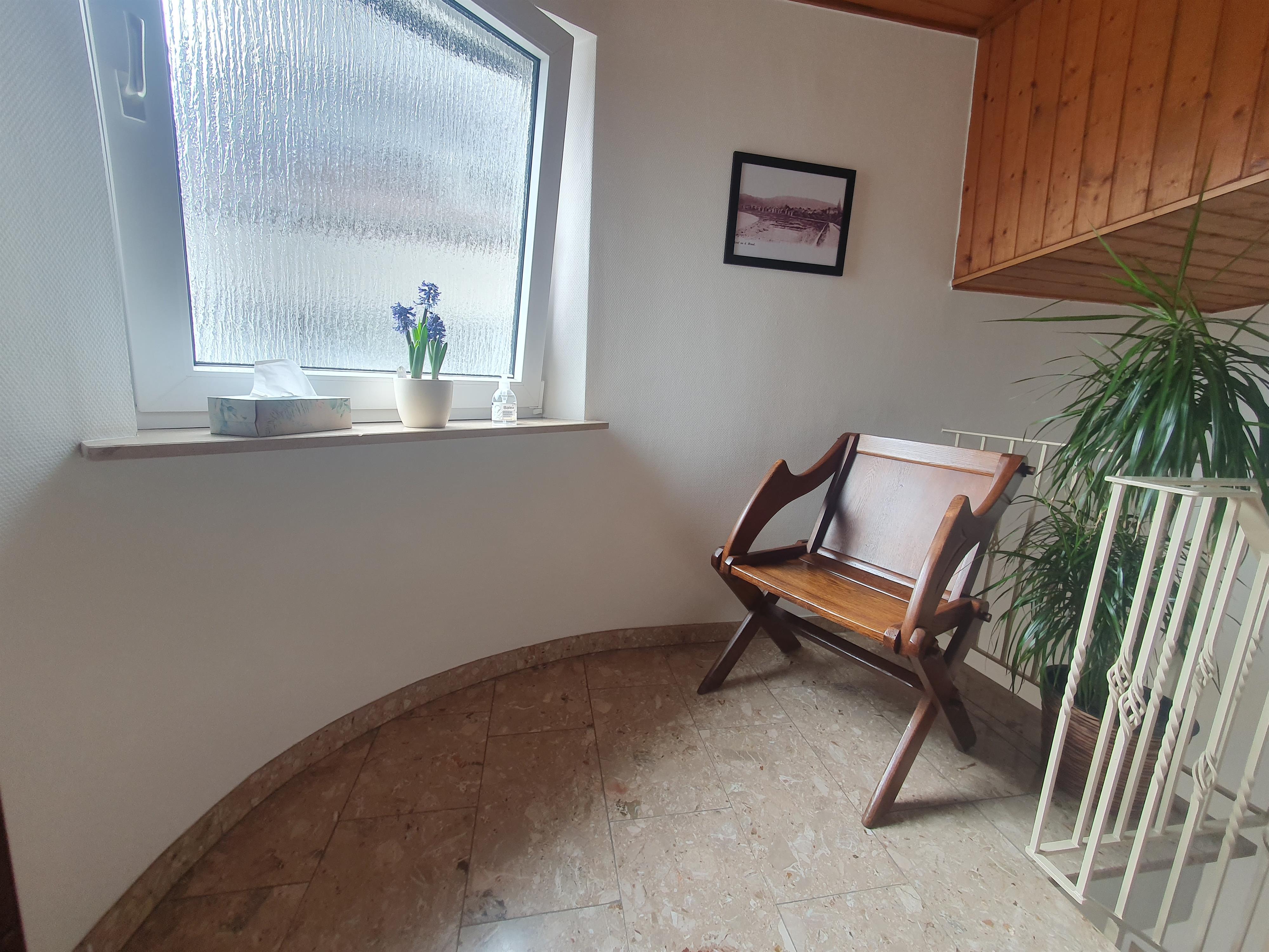 Foto: Treppenhaus, Aufgang zur Ferienwohnung