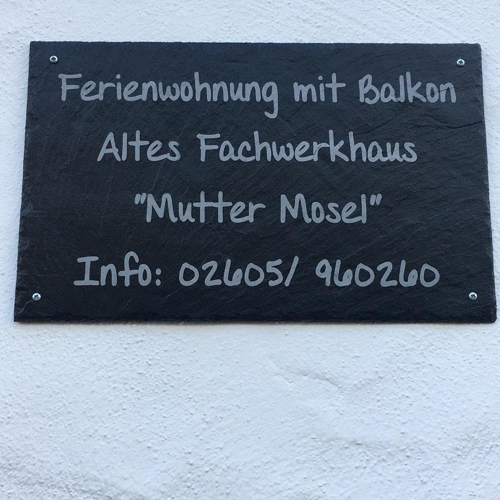 Foto: Anschrift