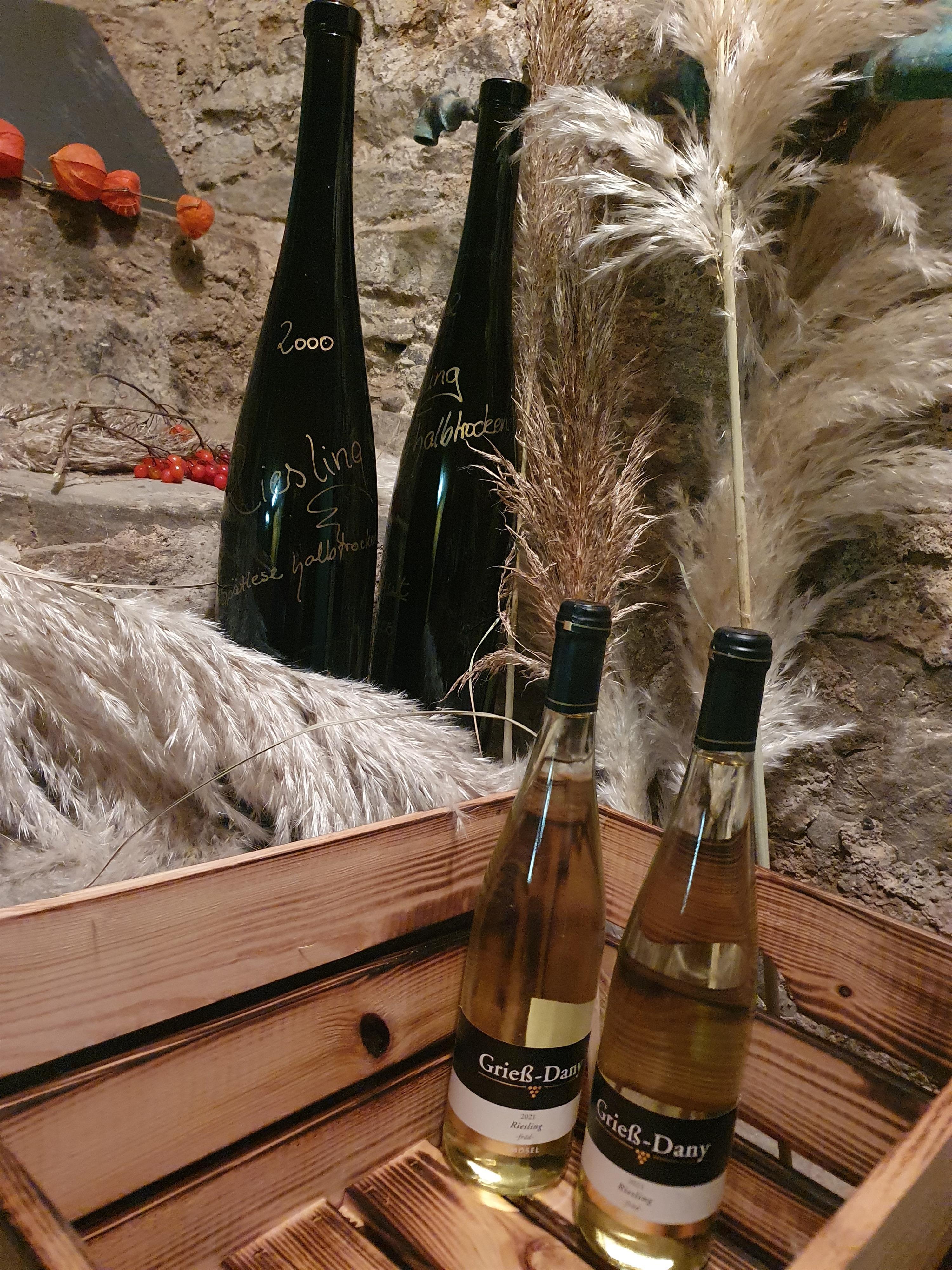 Foto: Weinangebot im Bruchsteinkeller
