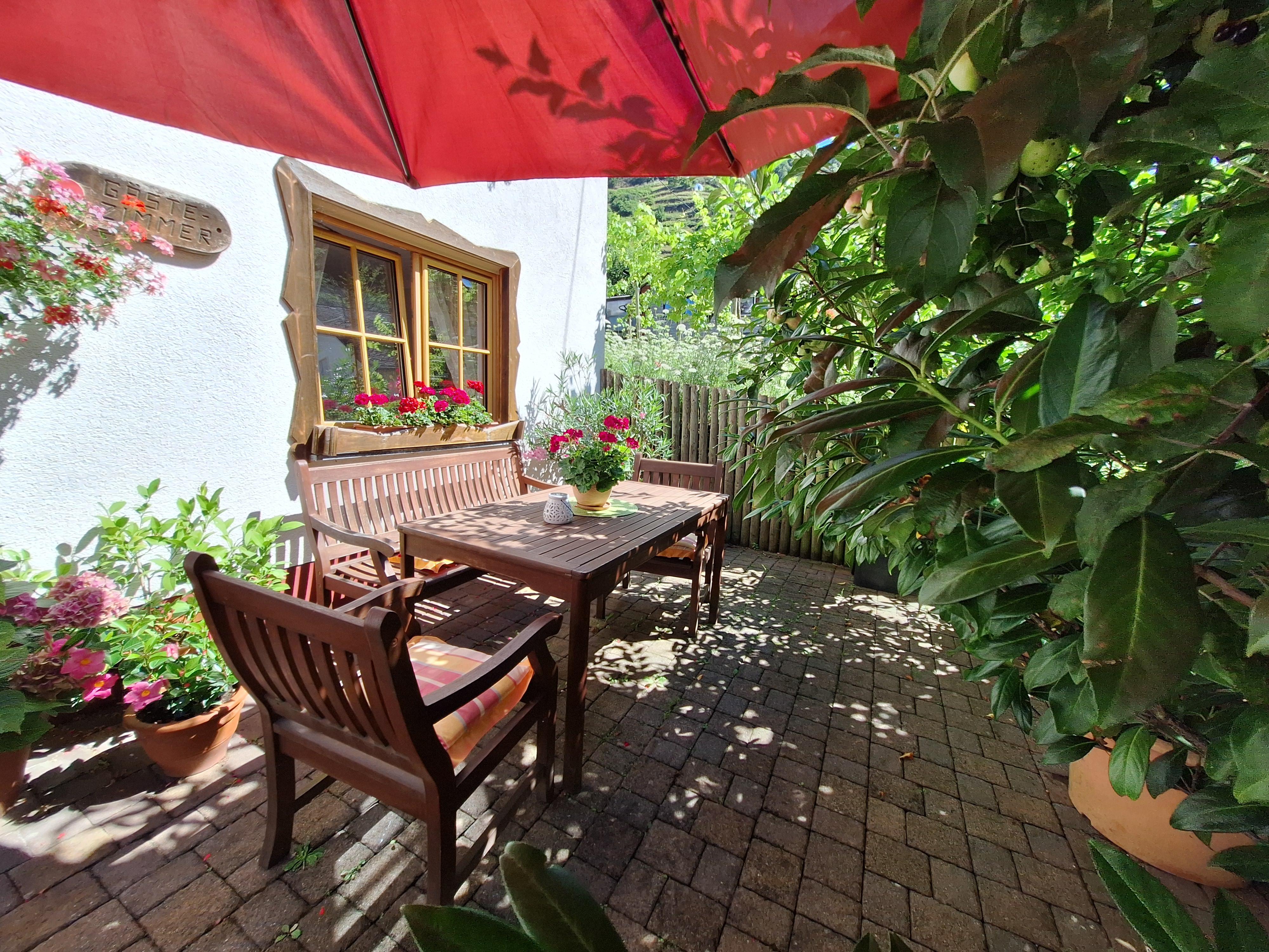 Foto: Terrasse zum Verweilen